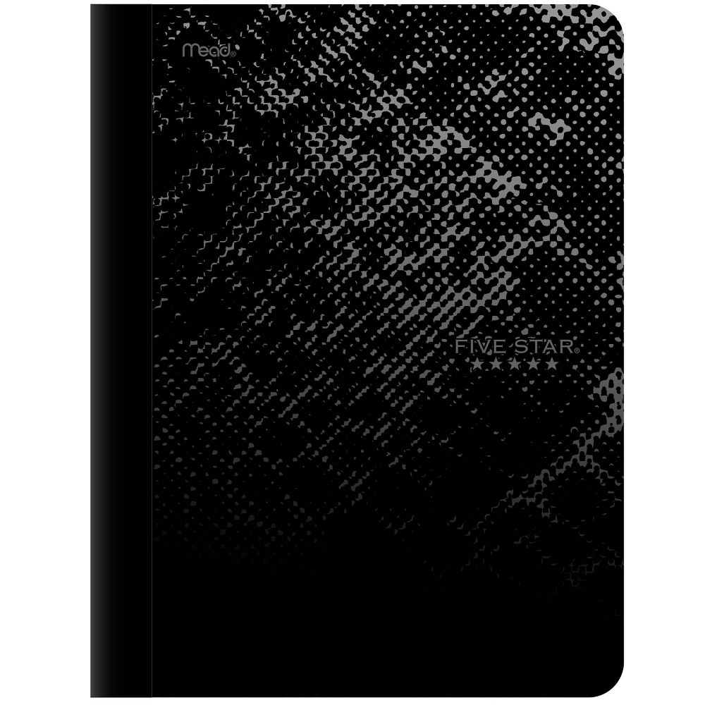 ( Case of 23 notebooks) Assorted of Five Star College Ruled Composition Notebook Black,red green 