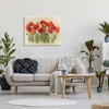 Stupell Industries Red Poppy Florals Soft Green Meadow Grass Canvas Art - 3 of 4