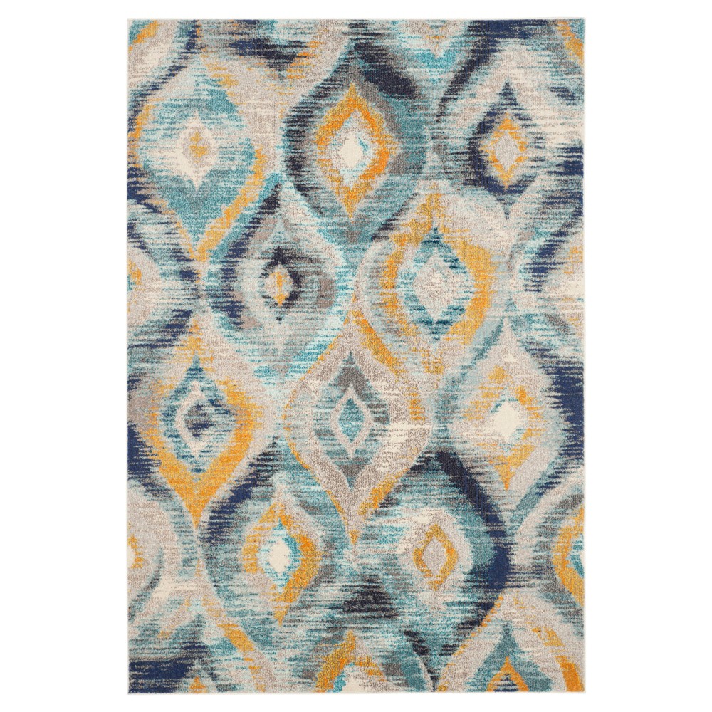 Monaco Rug - Blue/Multi - (6'7inx9'2in) - Safavieh
