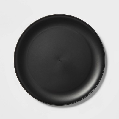 10.5  Plastic Dinner Plate Black - Room Essentials™