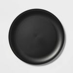 10.5" Plastic Dinner Plate Black - Room Essentials™