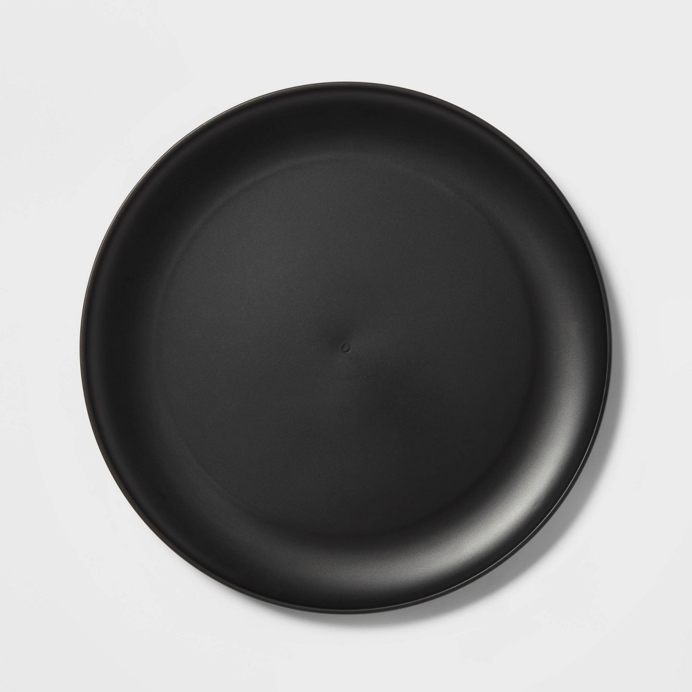 case pack of 24, 10.5" Plastic Dinner Plate Black - Room Essentials™