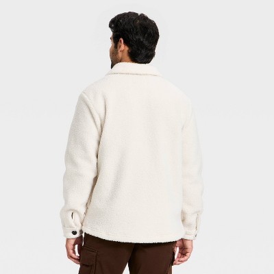 Men's Vintage High Pile Full Button Jacket - Goodfellow & Co