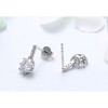 Drop Stud Earrings for Women Sterling Silver Cubic Zirconia Ginger Lyne Collection - 2 of 4