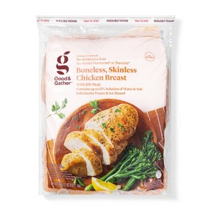 Boneless & Skinless Chicken Breast - Frozen - 40oz - Good & Gather™ - 1 of 3