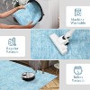 Acekool Washable Area Rug, Modern Solid Color Non Slip Large Throw Carpet, Foldable, Non Shedding for indoor,  Living Room, Dining Room - 3 of 4