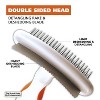 Wahl 2-in-1 Double Row Rake with Shedding Blade Dog Grooming Brushes - 4 of 4