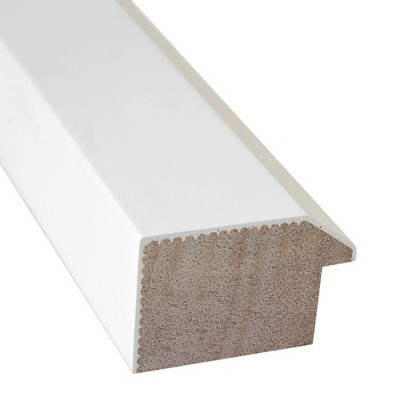 Flair Soft White Satin Finish Rectangular Wall Mirror 32" x 26"