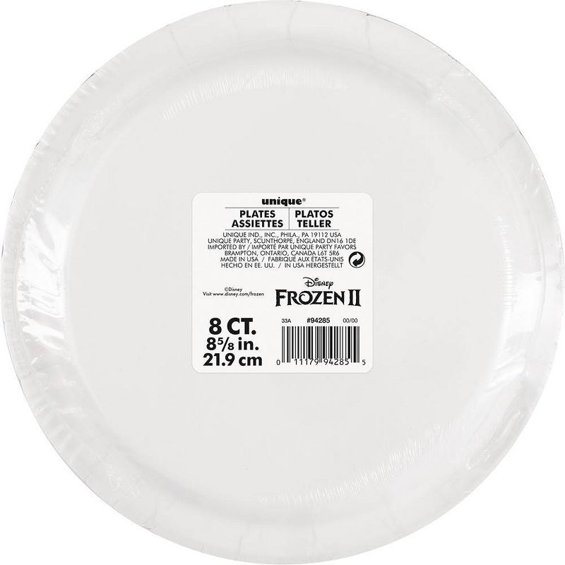 Frozen 2 9&#34; 8ct Party Paper Plates, 3 of 4