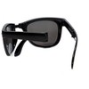 Calabria Classic Folding Wayfarer Sunglasses with 100% UVA/UVB Protection (Black Frame & Green Lens) - 4 of 4