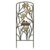 SPI Home Wide Lovebirds in Nest Trellis – 39" Garden Art with 6.25" Spikes, Decorative Outdoor Metal Accent - 4 of 4