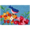 Jellybean Little Blue Bird Doormat – Blue Decorative Welcome Mat for Indoor/Outdoor Use, 20"X30" - 2 of 3