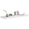 Wall Shelf Set of 4 White Honeycomb MDF, Metal 31.5x9.3x1.5 in - 3 of 4