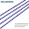 Unique Bargains Bags Clothing Decoration Crystal Rhinestone Sew on Close Claw Chain Trim - 3 of 4
