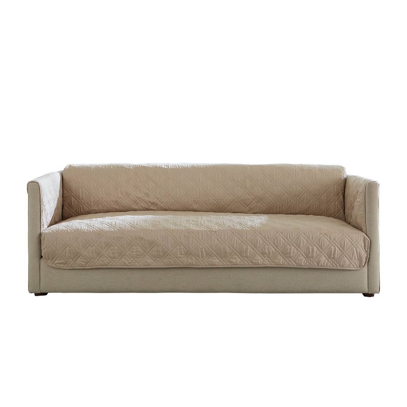 Sure Fit Gemma Extra Large Sofa Furniture Waterproof Pet Protector Cover Taupe, 5 of 8