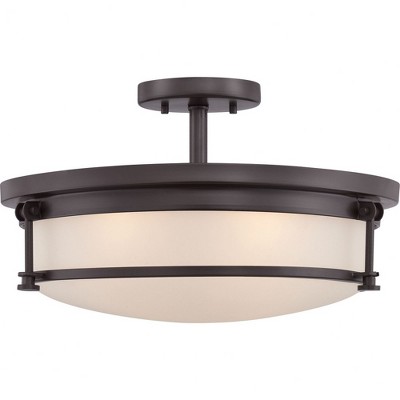 Quoizel Lighting Sailor 4 - Light Semi-Flush Mount in  Western Bronze