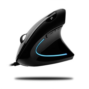 Adesso iMouse E1 Vertical Ergonomic Illuminated Mouse (Right Handed) - 1 of 4