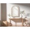 Elegant Lighting Arch Cornhusk Mirror 24x36 in Linen White - 2 of 4