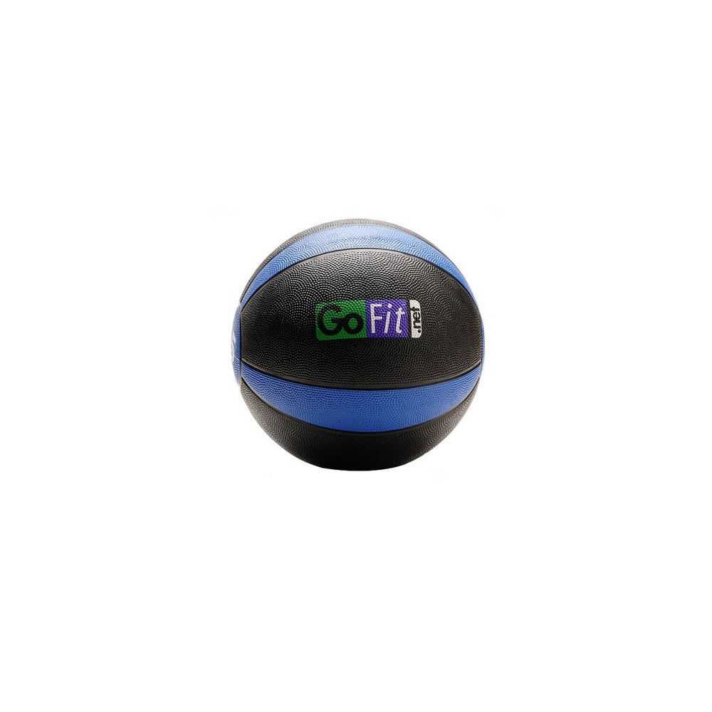 GoFit Medicine Ball (15Lbs) Medicine balls build core trunk strength and joint integrity. You may ask why is this important? Core trunk strength is the key to most athletic moves (i.e. golf swing, throwing a baseball, martial arts, blocking and tackling in football), the problem is the body is a chain and is only as strong as its weakest link. The trunk is generally the weakest link. All sports trainers now recognize core strength training as the logical starting point for an effective training program. Joint integrity is the other vital benefit of Medicine Ball training. Often athletes over strengthen muscles at the expense of joint strength and no matter how strong your muscles are you are only functionally as strong as your joints. You see this often in injuries to shoulders, elbows, hips, and knees. Medicine Ball training is designed to strengthen these areas and allows you to more fully access your muscle strength. Includes: One Medicine Ball and Training Manual.