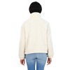 Women's Faux Fur Teddy Mixed Media Jacket - SEBBY - 3 of 3