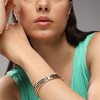 Women's Rope Open Bangle Bracelet - Champayne Gold - 3 of 4