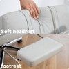 Office Chair with Retractable Footrest, 155° Reclining  Back Computer Desk Chair with Lumbar Pillow, Rolling Swivel  Chair for Office - 3 of 4
