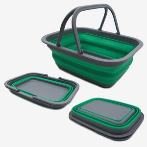 SAMMART 9.2L (2.37Gallon) Collapsible Tub with Handles - 1 of 4