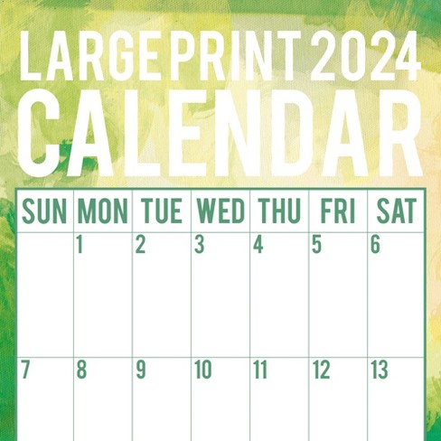 2024 Extra Large Monthly Planner