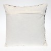 HomeRoots 18" Brown And White Cotton Striped Throw Pillow - 4 of 4