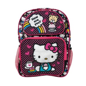 Hello Kitty 16 inches Large School Backpack - How Are You - 1 of 3