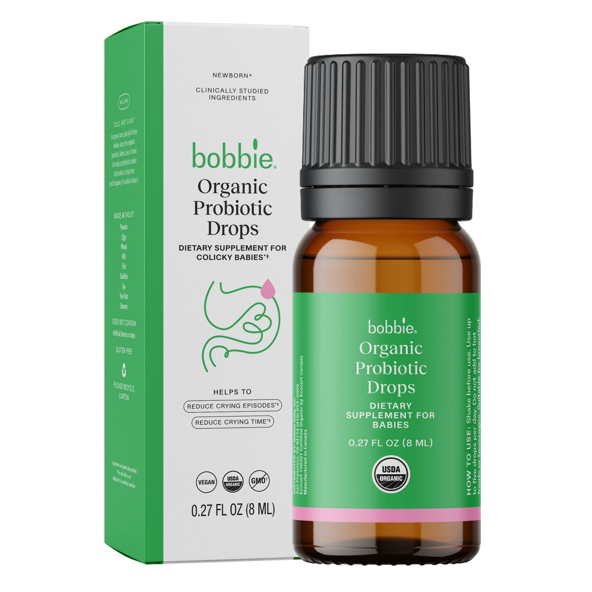Bobbie Organic Probiotic Drops - 0.27 fl oz