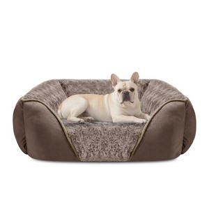 JOEJOY Dog Bed, Rectangle Washable Dog Bed, Orthopedic Dog Bed, Soft Calming Sleeping Puppy Bed Durable Pet Cuddler - 1 of 4
