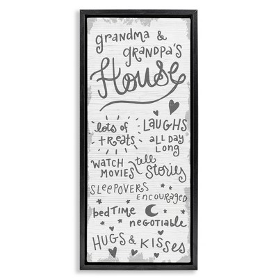 Stupell Industries Grandparents House Fun Family, 15" x 31"