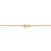 Black Bow Jewelry 0.5mm, 14k Yellow Gold, Box Chain Necklace - 4 of 4