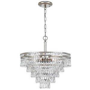 Crystorama Lighting Mercer 7 - Light Chandelier in  Olde Silver - 1 of 4