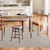 Modern Area Rugs for Living Room Bedroom, Solid Indoor Carpets, Low Pile Non-Slip Rug - 2 of 4