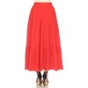 Women's Pleated Tiered Maxi Skirt - 3 of 4