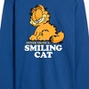 Men's - Garfield - Never Trust Smiling Cat Long Sleeve Graphic T-Shirt - 2 of 4