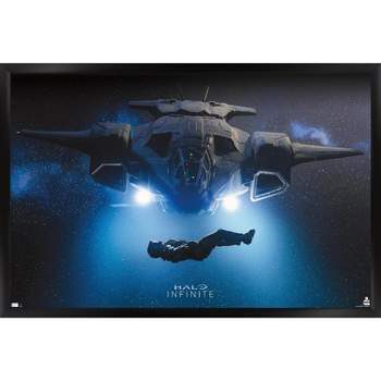 Trends International Halo Infinite - Master Chief in Space Framed Wall Poster Prints