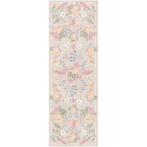 Nourison Botanical Washables Floral Indoor Flatweave Rug - 1 of 4