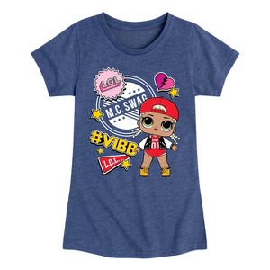 Girls' - LOL Surprise! - M.C. Swag Vibe Fitted Short Sleeve Graphic T-Shirt - 1 of 4