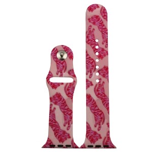 Olivia Pratt Fun Colorful Prints Silicone Apple Watch Bands - 1 of 4