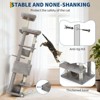 Acekool 74" Tall Multi-Level Cat Tree for Large Cats with Condo, Perches, Hammock & Feeding Station - 2 of 4