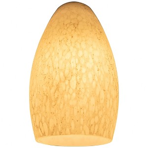 Access Lighting Inari Silk 1 - Light Pendant in  White Stone - 1 of 1