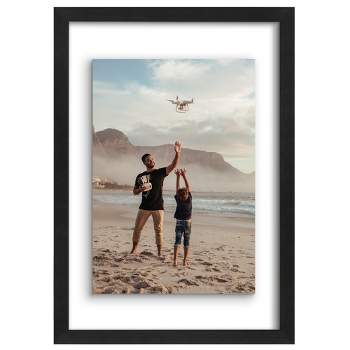 Americanflat Two-Sided Floating Picture Frame to Display Photos, Wall Art, and Pressed Flowers