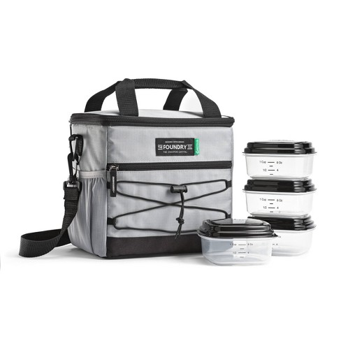 Thermos 12 Can Dual Lunch Bag - Gray : Target