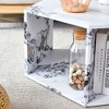 Vynxaria Dazzling Silver Round Coffee Table with Starburst Mirror Mosaic - Luxury Modern Decor for Your Living Room - 4 of 4