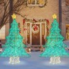 Costway 4FT Pre-lit Artificial Christmas Tree Xmas Tree Decor with 520 LED Lights - 4 of 4