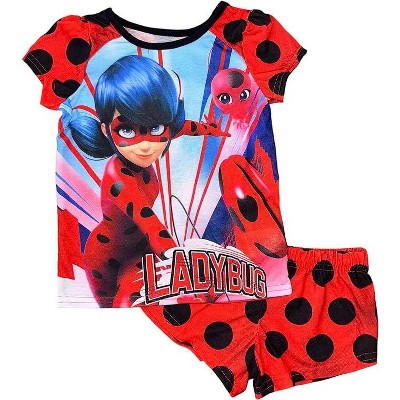 Miraculous Ladybug Little/Big Girls 2-Piece Pajama Sleepwear Sets