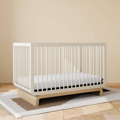 Storkcraft Santorini 5-In-1 Convertible Crib with Toddler Guardrail